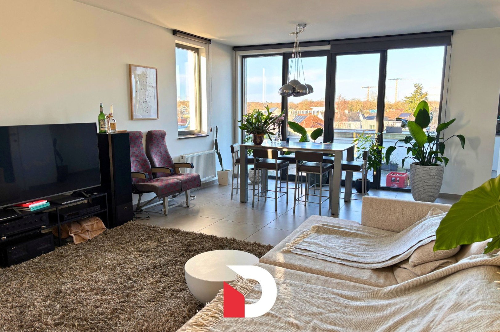 Dakappartment te Sin-Michiels met 2 slaapkamers en ruime terrassen - foto 3