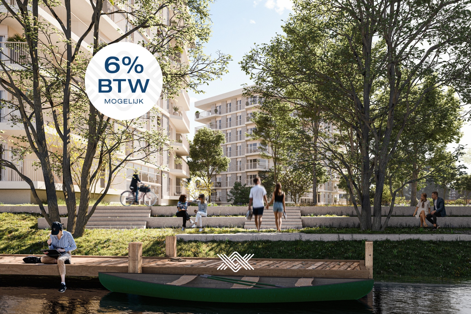 Penthouse met ruim terras en verbluffend zicht over de Leie - photo 1