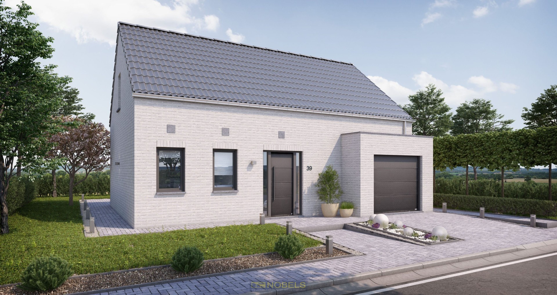 À vendre, bâtiment à rénover complètement / à démolir au centre du village d’Oeudeghien. - photo 2