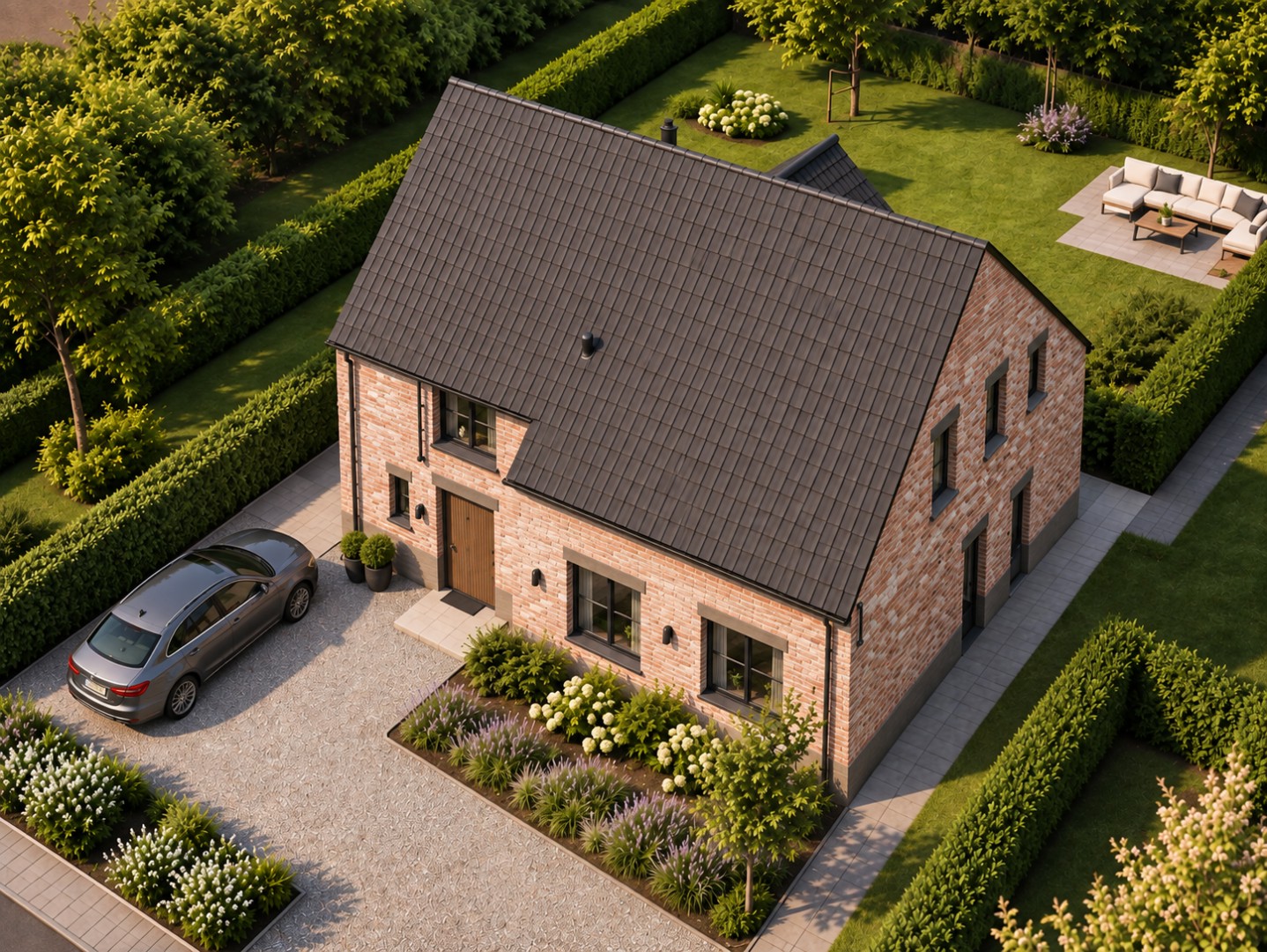 Te koop, Landelijke nieuwbouwwoning op het dorpsplein van Zegelsem (Brakel)! - foto 5