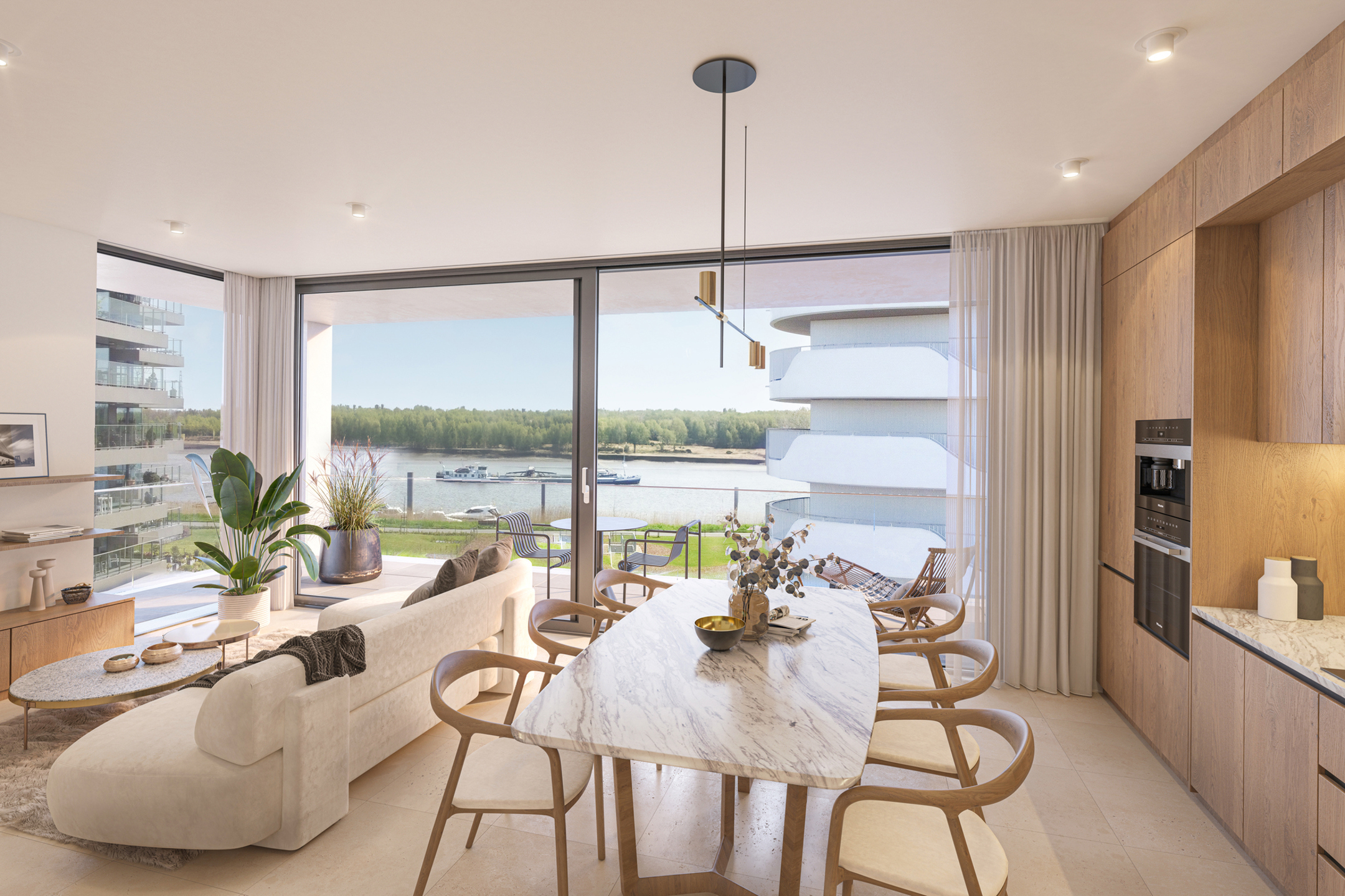 Gelijkvloers appartement met ruim terras en privatieve tuin - foto 4