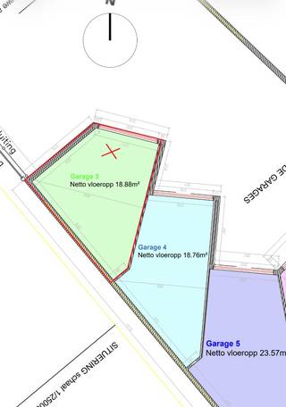 Garagebox te koop 18,88m² in Roeselare <br /><br />Oppervlakte van de garagebox is 18,88m². <br />Er is elektriciteit aanwezig.