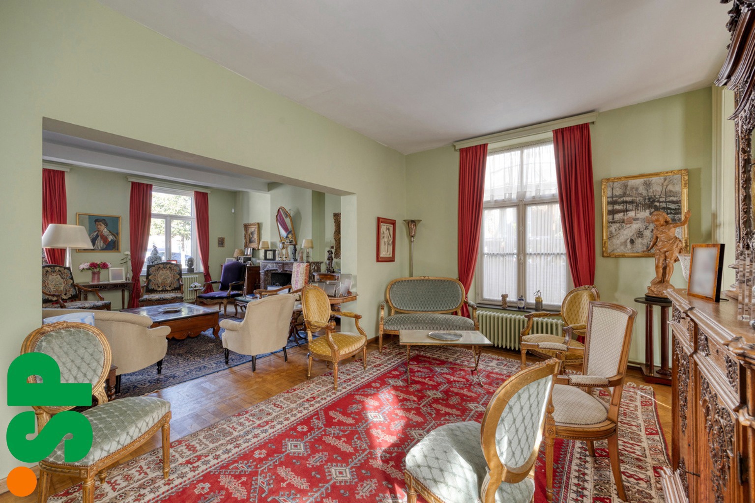 Historisch herenhuis met parktuin van 12.194m² gelegen in de dorpskern van Oud - Rekem. - foto 5
