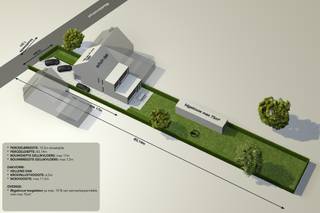 Gunstig gelegen bouwgrond voor een halfopen bebouwing. Het perceel is 10,5 meter breed, 83 meter diep en heeft een totale oppervlakte van ca 800m²...