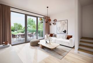 Welkom in De Stip, een vooruitstrevend nieuwbouwproject in Gentbrugge, gelegen tussen de Tennisstraat, Arthur Van Laethemstraat en de Bruiloftstraat, op de voormalige site van AA Gent en La Gantoise.

Hier woon je in een moderne, groene wijk met een sterke focus op duurzaamheid en leefkwaliteit. 
Project De Stip omvat 135 wooneenheden, verdeeld over 11 gebouwen:
- 66 eengezinswoningen met private buitenruimte
- 69 appartementen met ruime terrassen
- Commerciële ruimtes die zorgen voor extra levendigheid

De wijk is ontworpen als een laagdorpse woonomgeving met veel licht, groen en een gedeeld park
De Stip zet volop in op duurzaamheid met:
- E-peil lager dan E10
- Collectieve geothermische verwarming (BEO-veld)
- Waterbuffering en biodivers beplantingsplan
- Gebruik van duurzame materialen
- Lage energiekosten, optimaal comfort en 6% btw mogelijk bij aankoop.

De Stip ligt op een strategische locatie in Gentbrugge.

Troeven:
- Energiezuinige woningen (E-peil lager dan E10)
- Collectieve geothermie via ESCO
- 6% btw mogelijk
- Rustige, groene ligging
- Kwalitatieve architectuur

Contacteer ons vandaag voor meer informatie over de beschikbare appartementen en woningen op 0488 14 62 77.

De weergegeven renders dienen uitsluitend ter illustratie en kunnen afwijken van de uiteindelijke uitvoering. In geval van verschillen of interpretatieverschillen primeren steeds het lastenboek en de plannen op de visuele voorstellingen.