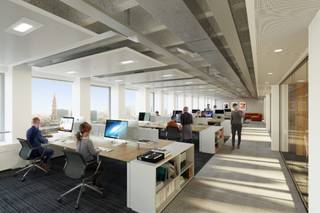 This office building is located near the central station and the "Grand Sablon" The renovated facade gives an extra to the building. Easy by acces by car or public transport.<br />Surface of 1.479 sqm<br />Indoor parking available: €2.200/place/year<br />Excl.VAT