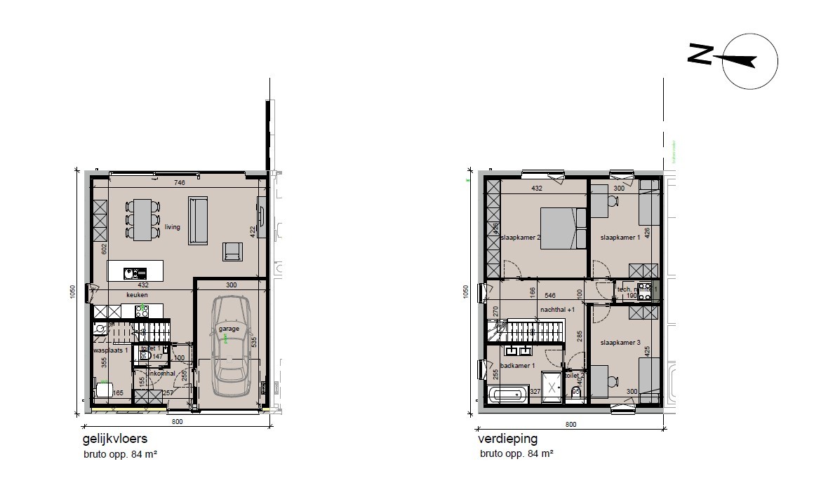 Halfopen bebouwing in opbouw met garage - foto 5