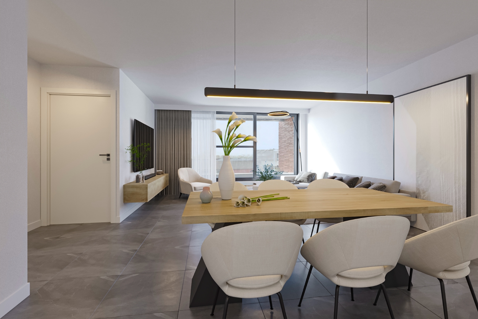 Ruim appartement met 2 slaapkamers en zonneterras - foto 2