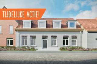 TIJDELIJKE ACTIE OP ALLE WONINGEN - KOOP NU, BETAAL LATER! TIJDELIJK GEEN VOORFINANCIERING VEREIST. BETAAL DUS PAS VOOR UW WONING OP HET MOMENT U ERVAN KAN GENIETEN. (*)<br />MOGELIJKS 6% BTW, ZOWEL VOOR EIGEN BEWONING ALS VOOR INVESTEERDERS - Deze statige, ruime woning kreeg de naam 'Boerenwoning' in project 'De Jacobshoeve', een fantastisch nieuwbouwproject met in totaal 21 appartementen, 10 nieuwbouwwoningen en een boerenwoning, gelegen aan de Walenhoek, midden in het centrum van het het rustige polderdorpje Zandvliet. Hoewel het in deze straat bijzonder rustig wonen is en er vrijwel enkel bestemmingsverkeer passeert, zijn winkels, openbaar vervoer, scholen en horeca allemaal op wandelafstand te vinden. De monumentale boerenwoning van weleer blijft behouden, maar wordt volledig en stijlvol gerenoveerd, met oog voor hedendaags comfort en duurzaamheid. De woning wordt voorzien van heel wat moderne technieken, zoals zonnepanelen, ventilatiesysteem type D, warmtepomp voor zowel vloerverwarming als -koeling,... Dankzij flink wat energetische inspanningen zal deze woonst een E-peil 60 bekomen. U komt de woning binnen via een aparte inkomhal. Vanuit deze hal heeft u meteen rechts toegang tot een grote multifunctionele ruimte. Deze leent zich prima om in te richten als praktijkruimte. Echter kan u hier, indien gewenst, uiteraard ook een andere invulling aan geven, zoals bv. een slaapkamer op het gelijkvloers. Aan de linkerzijde van de inkomhal bevindt zich een 2e multifunctionele ruimte, dewelke handig zou kunnen dienen als wachtruimte. Grenzend hieraan is nog een apart toilet en een bergruimte aanwezig. Verder heeft u vanuit de inkomhal toegang tot het leefgedeelte van de woning. De riante woonkamer vormt samen met de eetkamer en open keuken één gigantische leefruimte, waar dankzij verschillende raampartijen heel wat natuurlijk daglicht naar binnen valt. Erg handig is de praktische berging/wasplaats, dewelke grenst aan de keuken. Verder is op het gelijkvloers nog een 2e apart toilet aanwezig. Via de houten trap in de leefruimte bereikt u de 1e verdieping, waar u bovenkomt in de centraal gelegen nachthal. Op deze etage bevinden zich een ruime badkamer, een douchekamer, een apart toilet, een berging en 4 volwaardige slaapkamers. Verder beschikt de woning nog over een handige bergzolder, waar u heel wat extra spulletjes kan stockeren. Extra troef van deze woning is absoluut de toffe, privatieve tuin met aangelegd, overdekt terras. Deze is toegankelijk via een dubbel, openslaand raam in de leefruimte. U vindt hier een tof, zuid-west georiënteerd plekje waar u de hele middag heerlijk van het zonnetje kan genieten. Verder kan u als bewoner ook vrij gebruik maken van het groene, autovrije binnenerf. Een regenwaterput zal worden aangesloten op het toilet, de wasmachine en eventueel een buitenkraantje. Het naastgelegen appartementsgebouw blok A beschikt tevens over een grote ondergrondse parkeergarage, dewelke op verschillende plaatsen met een lift toegankelijk is. Hier bevinden zich privatieve autostaanplaatsen, kelderbergingen en verschillende fietsenbergingen. De ontwikkelaar zal in de ondergrondse garage de nodige infrastructuur voorzien waarop de koper, voor eigen rekening, eventueel een laadpunt kan laten aansluiten. Verder is er aan de inrit van de kelder nog een bovengrondse parking aanwezig met 11 staanplaatsen voor bezoekers. Ook gemeenschappelijke fietsenbergingen hebben op verschillende praktische plaatsen op het terrein een plekje gekregen. Voor bovenvermelde prijs koopt u de afgewerkte woning zoals beschreven in het verkooplastenboek. Deze kan u terugvinden onder het tabblad 'Documenten'. Grote troef is dat u, bij tijdige beslissing en in samenspraak met de bouwheer, de afwerking nog naar eigen smaak kan bepalen. Twijfel niet een vrijblijvende afspraak te maken. Onze makelaars lichten u graag verder in.<br />(*) Informeer bij Fimmo naar de voorwaarden. 