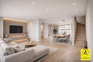 Nieuwbouw half open bebouwing met 3 slaapkamers en 2 badkamers, rustig gelegen naast het park, doch in het centrum van Lint!De woning kan zowel...