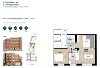 In Residentie Sarah bieden wij dit kwaliteitsvol afgewerkt en energiezuinig appartement aan van 65 m², ideaal voor wie stijlvol en comfortabel...