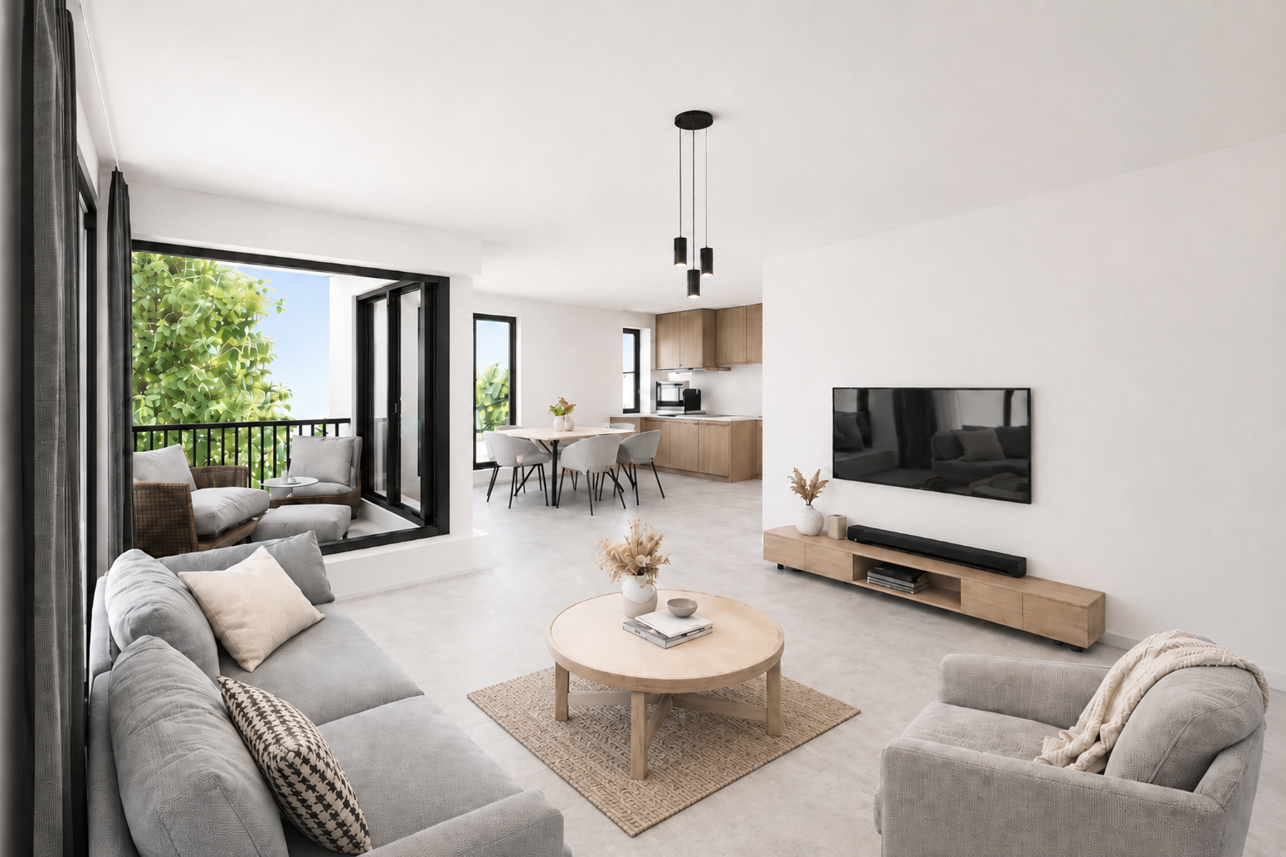 Nieuwbouw met gelijkvloers kantoor en 3 appartementen - foto 5