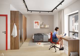 <p>Ontdek Agora Campus, een nieuwe studentenresidentie in het hart van Bergen, op een steenworp afstand van het station en de universiteitscampussen. Deze studentenkamer op het gelijksvloer biedt u een veilige investering zonder beheer: een huurovereenkomst van 25 jaar met de Universiteit van Bergen.</p>
<p>U geniet van een gegarandeerde, jaarlijks geïndexeerde huurprijs, zonder leegstand en zonder belastingen (vrijgesteld van voorheffing, tweede verblijf, enz.). De universiteit neemt het beheer voor haar rekening: u profiteert van een stabiel nettorendement.</p>
<p>Het gebouw onderscheidt zich door zijn duurzaamheid en moderne inrichting. Oplevering gepland in de zomer van 2026. Een veilige en eenvoudige investering in vastgoed, ideaal om uw vastgoedportefeuille te diversifiëren.</p>