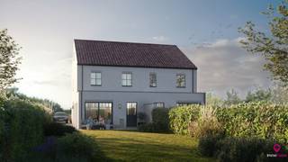 Ook deze halfopen woning combineert ruimte, comfort en een doordachte indeling. Aan de trappenhal bevindt zich een ruim bureel dat perfect kan dienen als thuiswerkplek of polyvalente ruimte. De living met open keuken vormt het hart van de woning en biedt een gezellige, open sfeer met veel lichtinval.<br /><br />Op de eerste verdieping beschikt de woning over drie slaapkamers, waaronder een masterbedroom met inloopdressing. De badkamer is voorzien van een inloopdouche en wordt kwalitatief afgewerkt. De zeer grote zolderverdieping wordt casco opgeleverd en kan volledig naar eigen smaak en noden worden ingericht.<br /><br />De grond wordt verkocht onder 12% registratierechten en de constructie onder 21% btw.<br /><br />Vraagprijs: 409.000 euro<br /><br />Pluspunten van de woning:<br />- Ruim bureel aan de trappenhal<br />- Praktische en lichtrijke leefruimte<br />- Drie slaapkamers met master en dressing<br />- Zeer grote casco zolder<br />- Energiezuinige nieuwbouwwoning in rustige omgeving<br /><br />Voor een bezichtiging ter plaatse of meer info, bel ons op het nummer 078/78.78.70, of kom gewoon binnen op ons kantoor, steeds welkom!