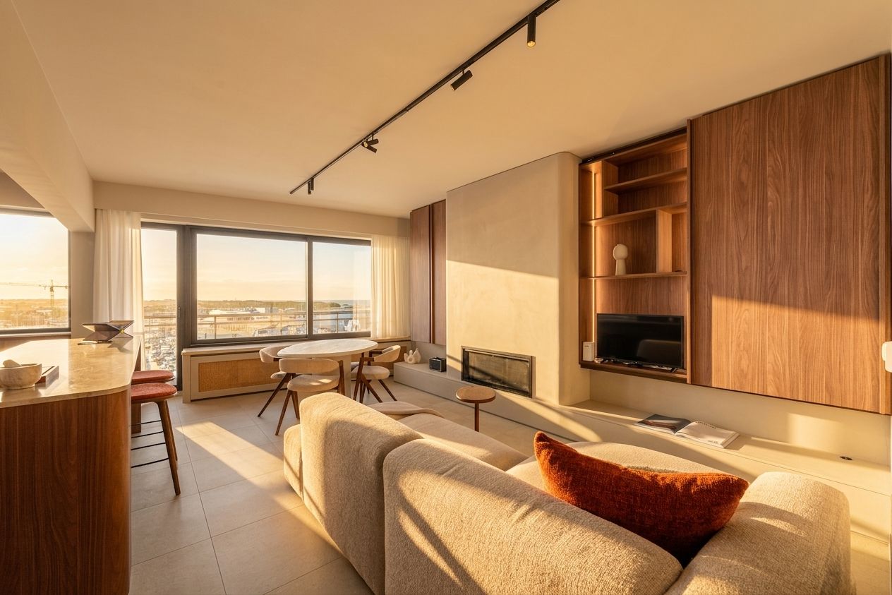 Uniek, ruime appartement met prachtige verzichten en zonneterras in Blankenberge - foto 1