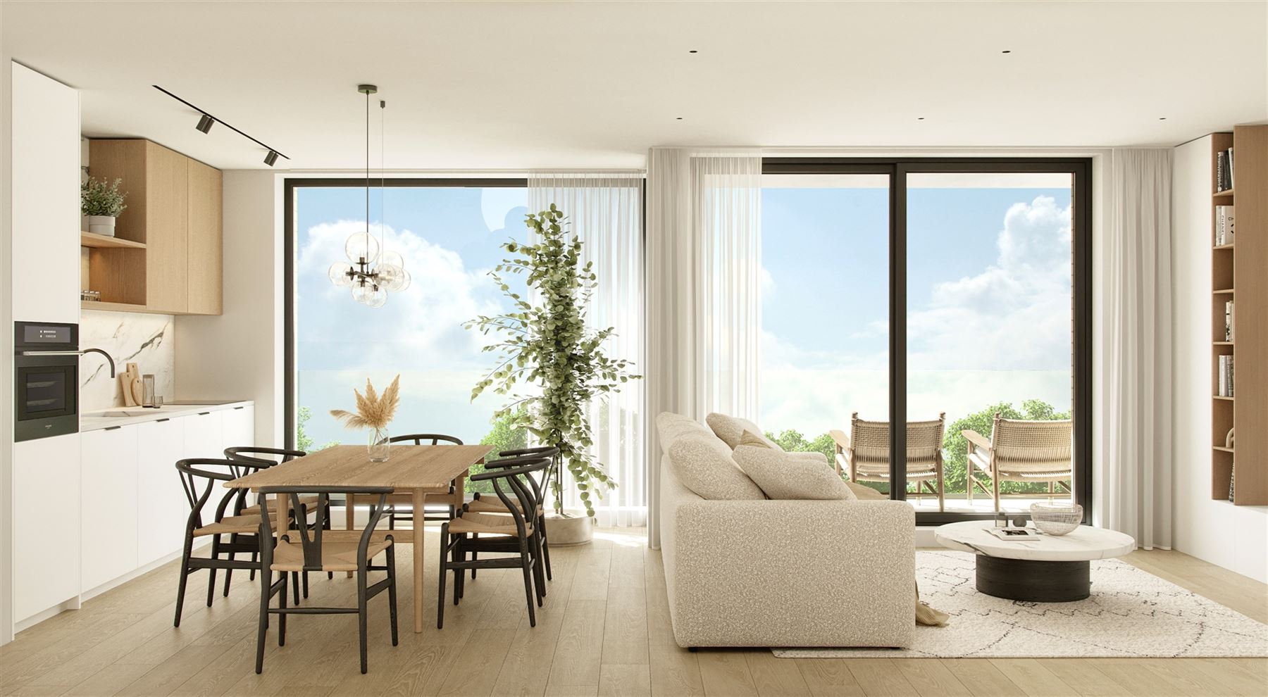 Stijlvol en duurzame nieuwbouwappartementen aan de voet van de Kluisbos - foto 4