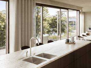 Faites vos valises et emménagez, car cet appartement magnifiquement aménagé sur le canal idyllique de Bellem est prêt à vous accueillir ! Si vous recherchez une maison parfaite, prête à emménager dans un endroit unique avec une vue relaxante sur l'eau, ne cherchez pas plus loin. <br /><br />Dès que vous entrez dans l'accueillant hall d'entrée, vous ressentez immédiatement la sensation chaleureuse et spacieuse qui rend cet appartement si spécial. Les grandes fenêtres laissent entrer beaucoup de lumière naturelle et offrent une magnifique vue panoramique sur le canal. La disposition logique vous emmène dans un espace de vie lumineux et confortable avec une grande attention portée aux détails. Il est magnifiquement relié à une cuisine ouverte moderne et entièrement équipée où vous pourrez préparer les repas les plus savoureux. Cerise sur le gâteau, l'espace de vie se connecte parfaitement à une terrasse spacieuse, de sorte que la vie intérieure et extérieure se marient harmonieusement. C'est l'endroit idéal pour se détendre et regarder les bateaux passer en toute tranquillité.<br /><br />Le caractère lumineux et prêt à emménager transparaît également dans la zone nuit. Vous disposez de deux chambres complètes et joliment décorées qui garantissent une nuit de sommeil optimale. Il y a aussi une salle de bain aux finitions élégantes et une salle de rangement extrêmement pratique pour ranger soigneusement toutes vos affaires.<br /><br />En bref : cet appartement avec une vue magnifique combine un aménagement spacieux à Bellem avec une accessibilité facile. <br /><br />Registre des mesures: en cours de demande