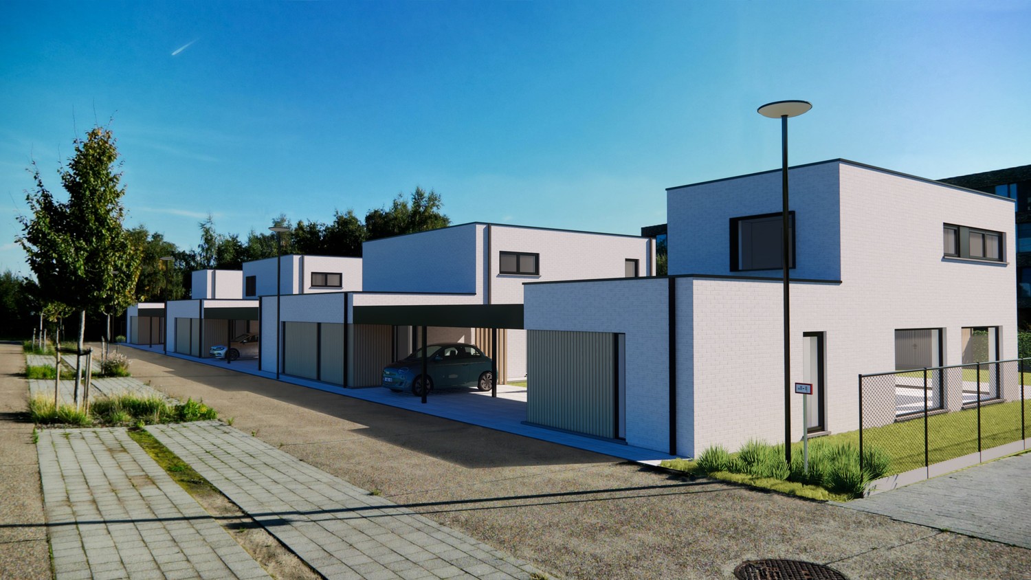 Lot 3 Moderne zonnewoning met carport en tuin - foto 2