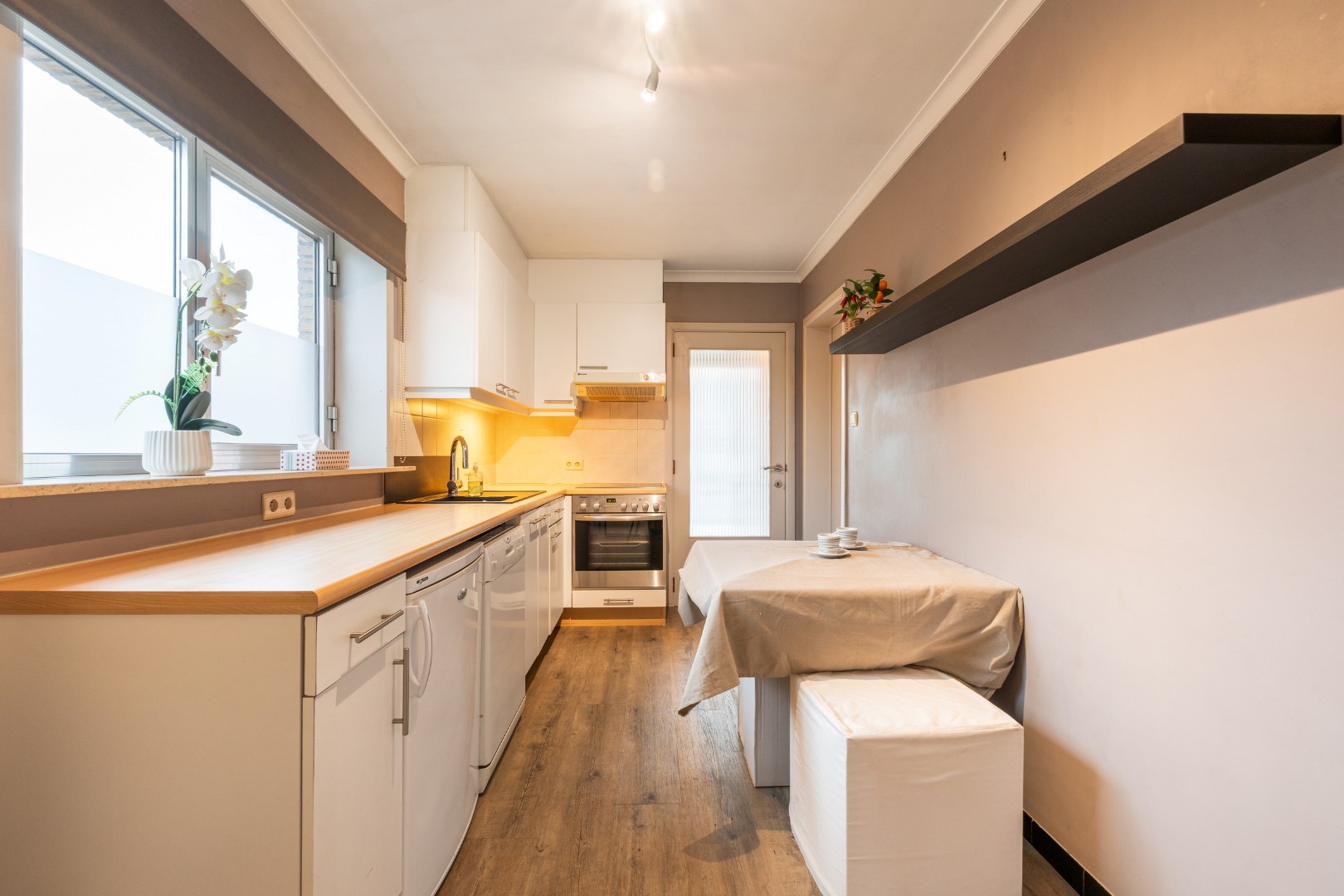 Lichtrijk tweekamerappartement in Bevegem ! - foto 4