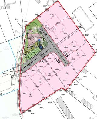 Goedgekeurde verkaveling van 8 loten bouwgrond. Rustig & aangenaam gelegen, in ANZEGEM. UNIEKE KANS!