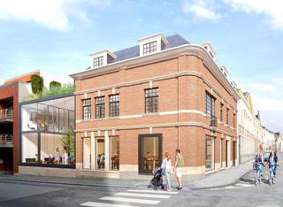 UNIEK gelegen CASCO HANDELSPAND (winkel/kantoor), naast de OLV-kerk en op een boogscheut van de Grote Markt, de verlaagde Leieboorden en het...