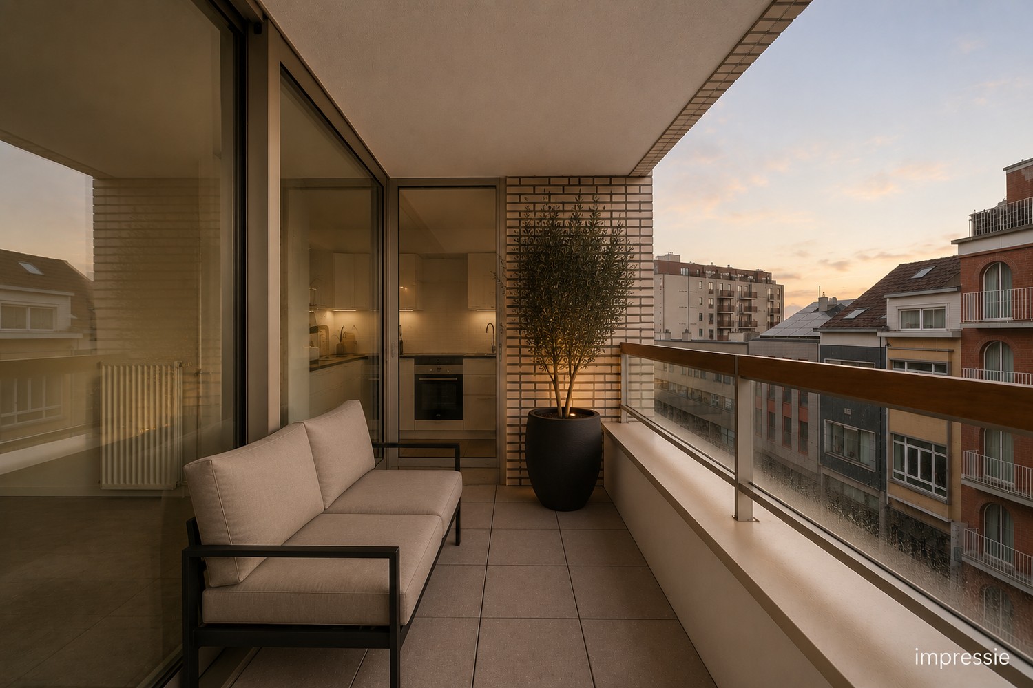 Recent 1-slaapkamer appartement met terras vlakbij Park Spoor Noord - foto 4
