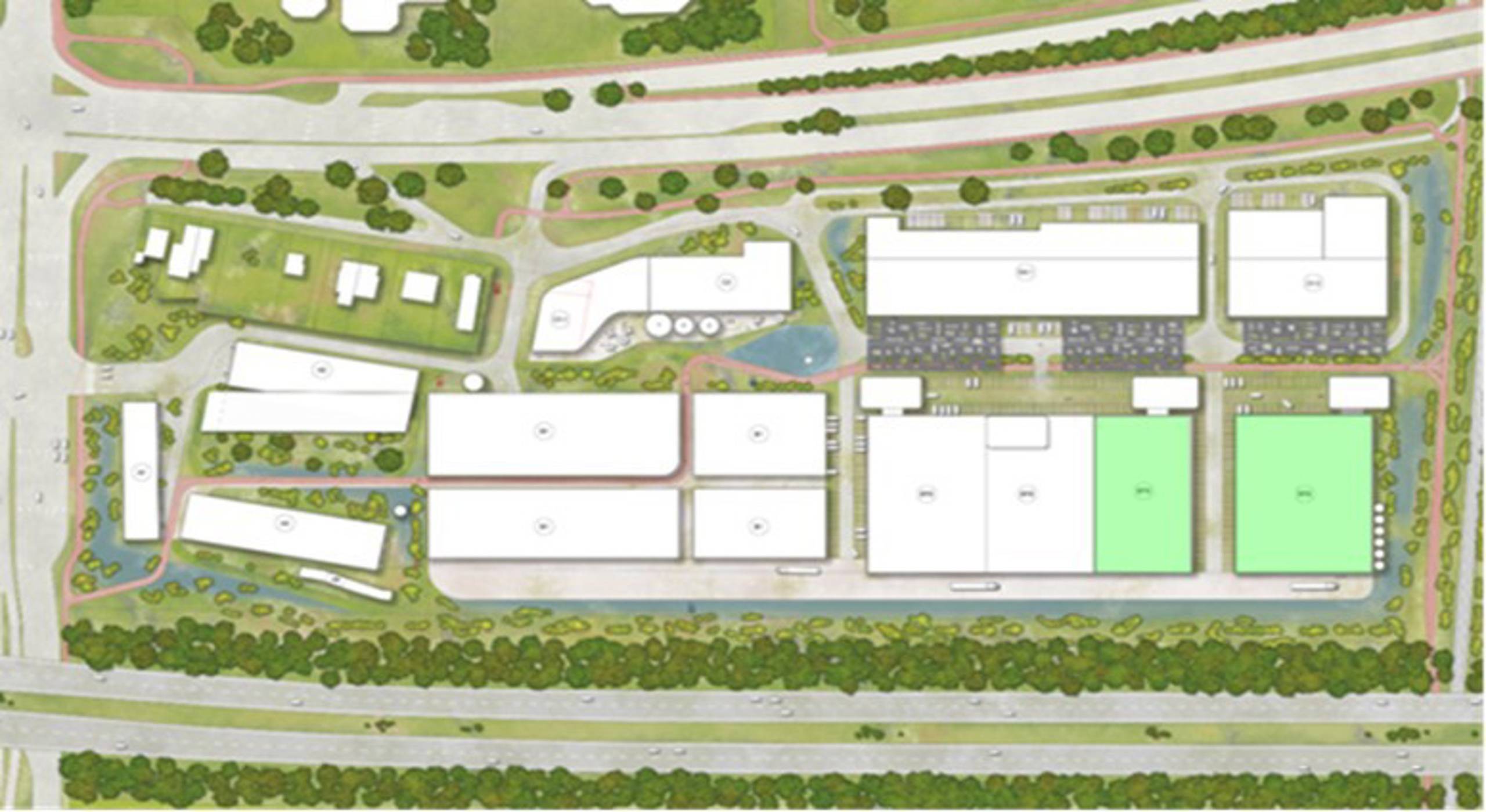 KMO-zone ‘The Sheds’ BTS magazijn 3.750m² te koop - foto 1