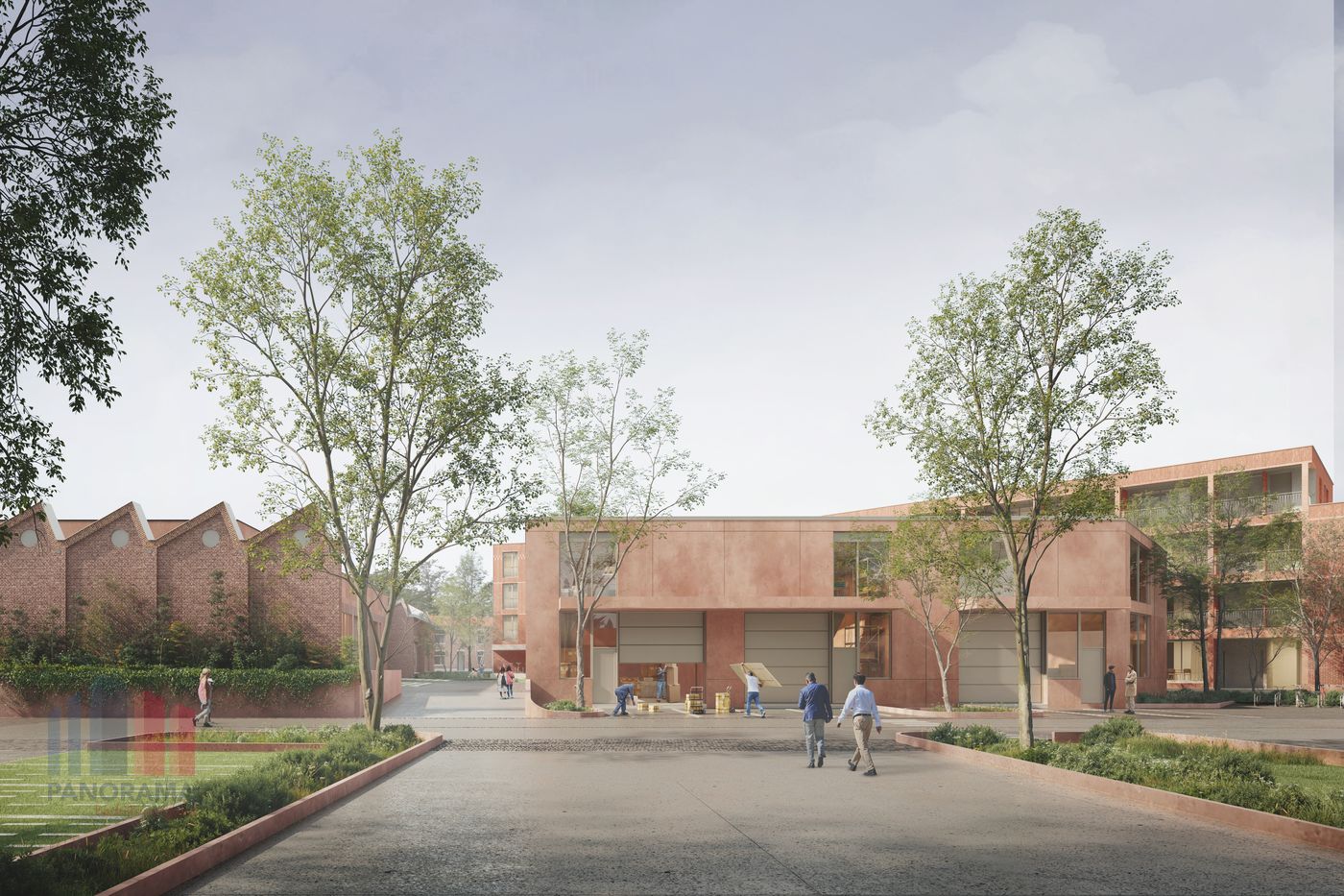 160 m² nieuwbouw KMO-unit te koop naast E17 - foto 1