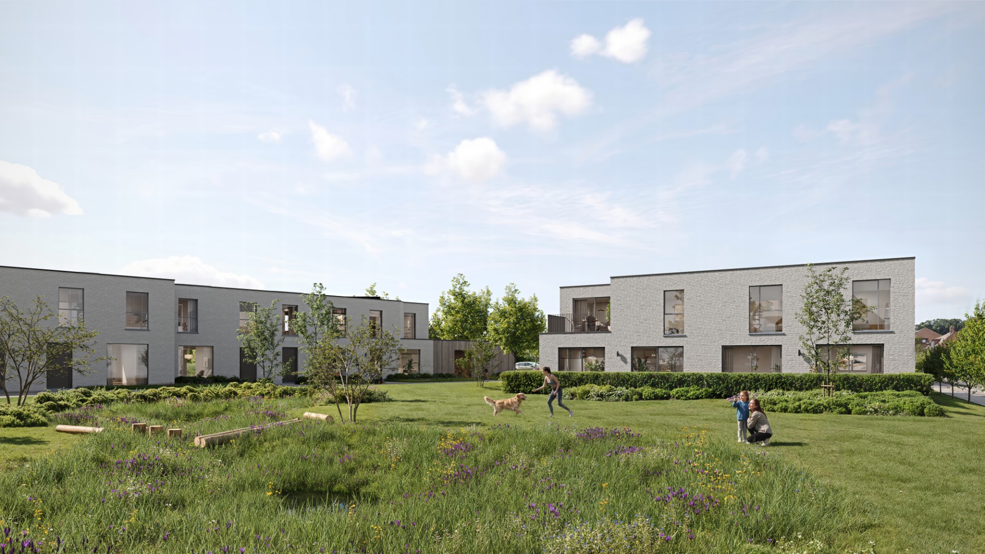 Hof ten Kole – energiezuinig wonen in het groene Koolkerke nabij Brugge - foto 5