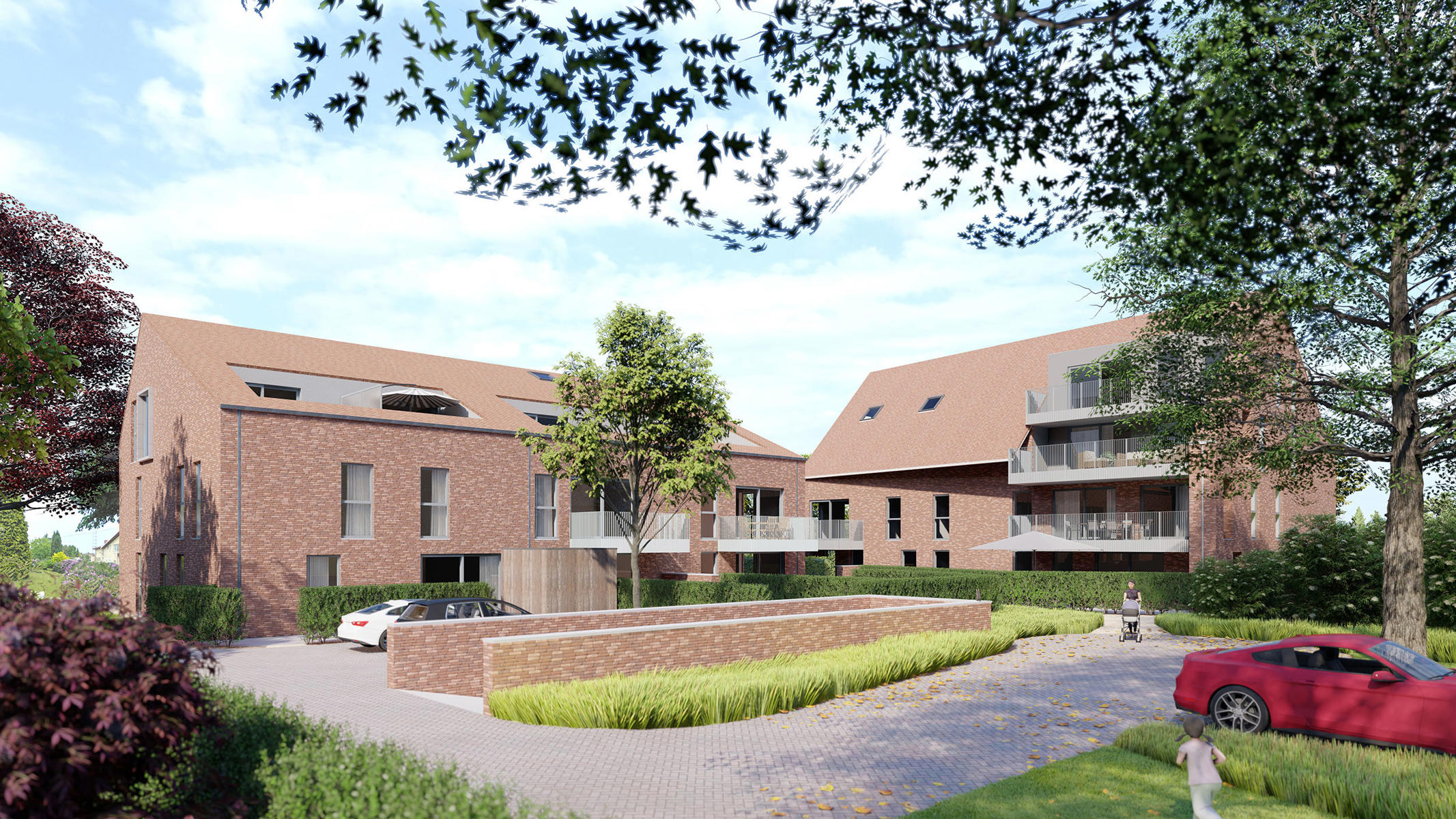 Een ondergrondse autostaanplaats in een nieuw appartementencomplex. - foto 4