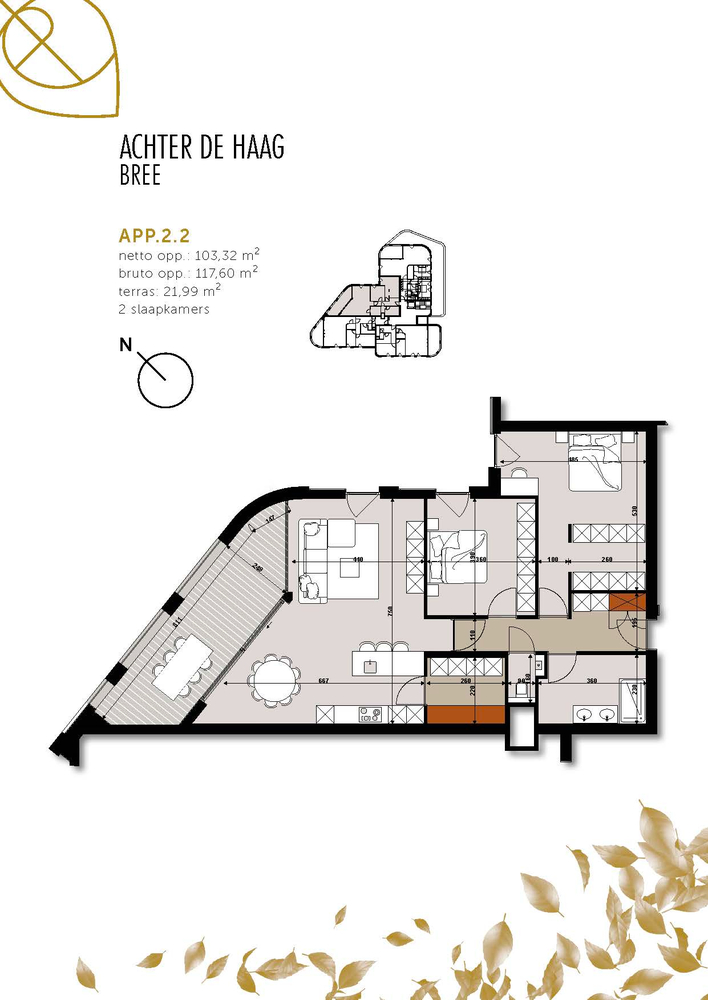 Project 'Achter de Haag' - appartement 2.2 - photo 5