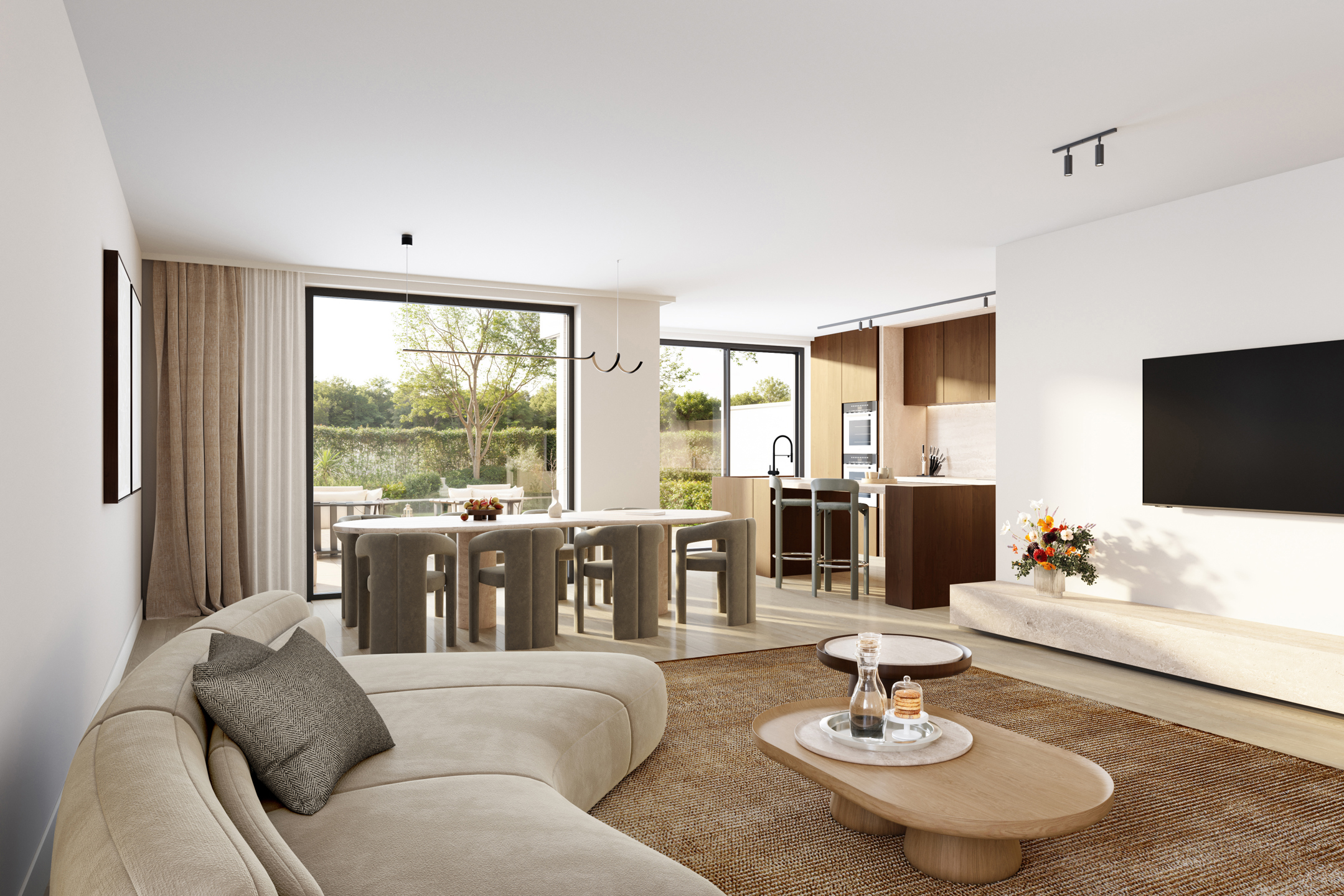 4 nieuwbouw half open bebouwingen te koop in Drongen - foto 4