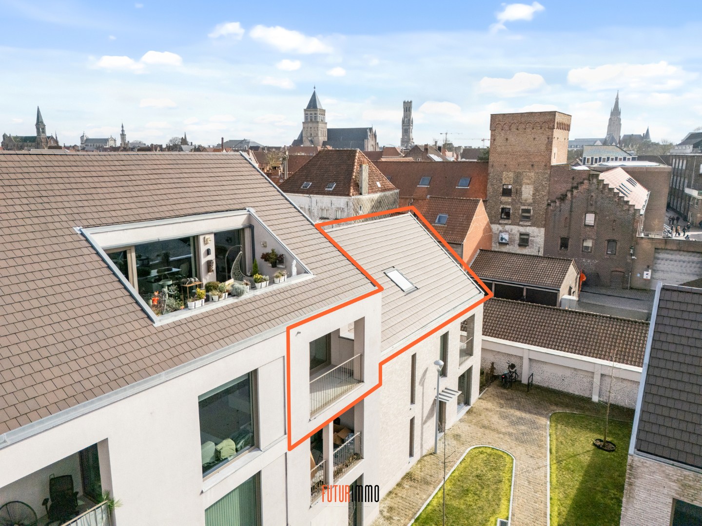 Appartement à louer à Bruges avec 2 chambres - photo 2