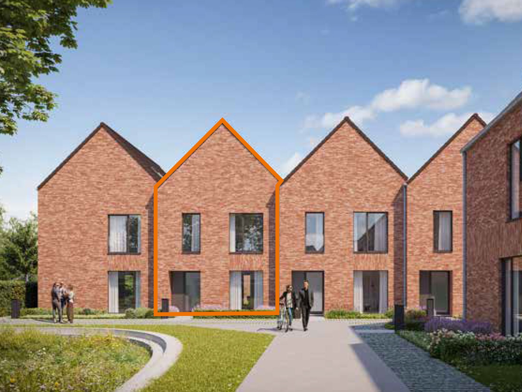 LOT 23 Gesloten bebouwing met 3 slaapkamers - foto 1