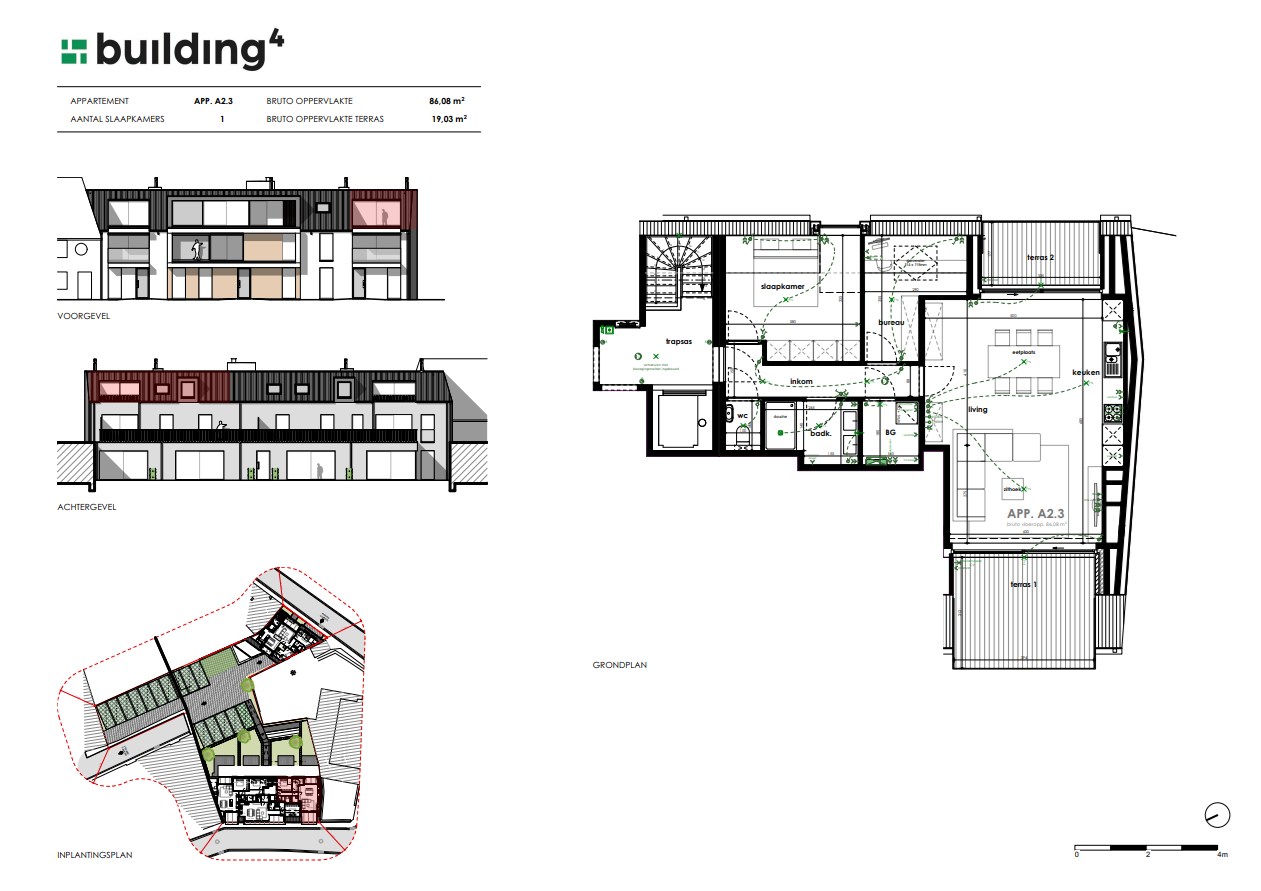 Appartement met terras vlak bij de markt te Meulebeke (Tielt). - foto 2