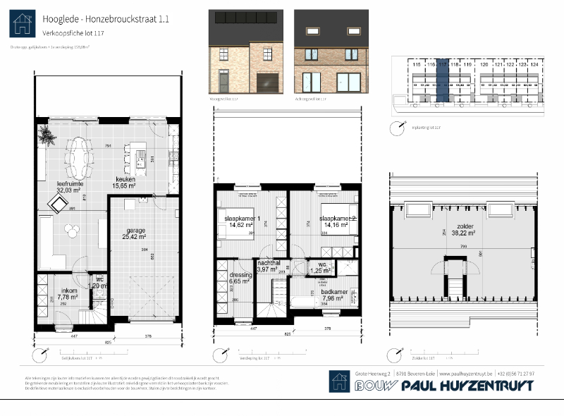 LOT 117 | Halfopen energiezuinige nieuwbouwwoning met 2 slaapkamers, garage en ruime zolder - foto 4