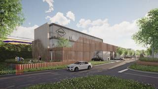 Nieuwbouw KMO-unit/showroom/kantoor met een oppervlakte van 478 m² en 8 privatieve parkeerplaatsen te koop in Hasselt. De casco unit (brandklasse C)...