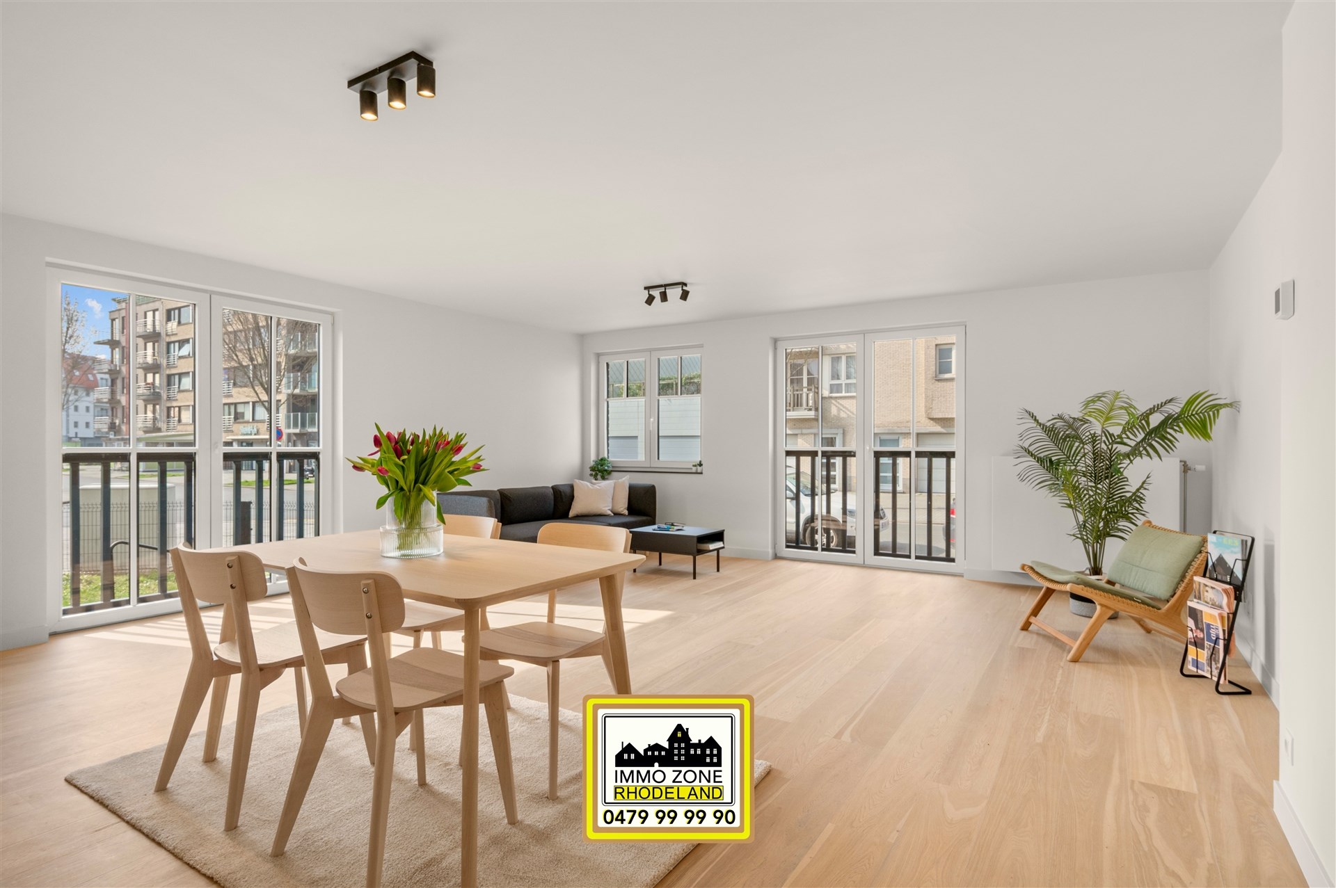 Prachtig gelijkvloers hoekappartement met 2 slpks - foto 1