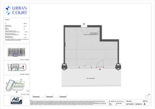 BRUSSEL – Urban Court, op de hoek van de Maraisstraat en de Koolstraat, op het gelijkvloers van het gebouw: professionele ruimte van ±45 m²...