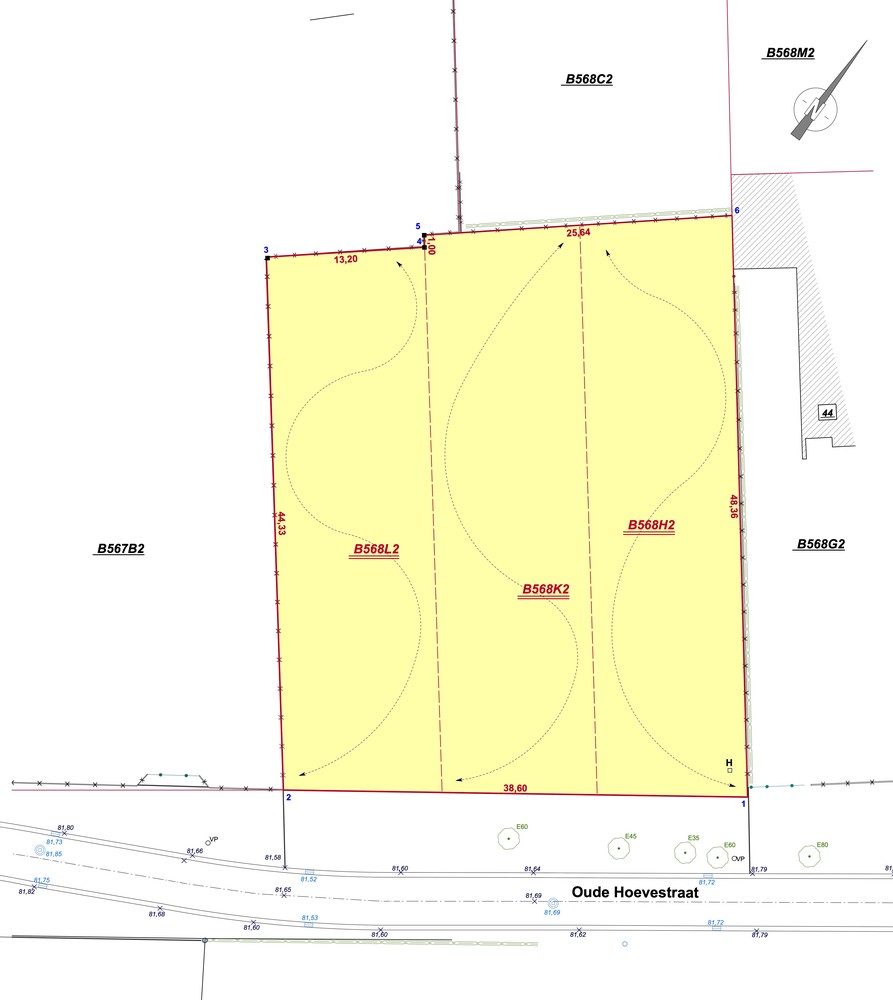 Genk, Oude Hoevestraat 46-48-50: Exclusieve bouwgrond van 17a 99ca en 38,60m breed ! - foto 3