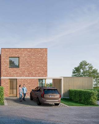 In de Elstarstraat, vlakbij de groene fruitvelden en in een zeer rustige omgeving, staat een nieuw aanbod woningen te koop. Er zijn slechts 6 woningen beschikbaar. Deze huizen bieden moderne, tijdloze architectuur en pure rust. Kies jouw favoriete stijl en beleef het comfort van een volledig nieuwe woning in deze exclusieve fase.<br /><br />Lot 152 is een halfopen bebouwing met 3 slaapkamers en een grondoppervlakte van 344 m². De woning beschikt over een berging en bovengrondse parkeerplaats.<br /><br />Zie jij jou en je gezin graag thuiskomen in Bilzen Bivelenhof? Contacteer vrijblijvend onze sales consultant Marisa Marasco op 089 68 05 37 of via mail marisa.marasco@matexi.be.