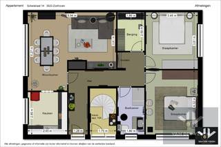 Ruim 2-slaapkamerappartement op de gelijkvloerse verdieping van kleinschalige residentie TROEVEN:- Rustige en groene omgeving- Vlakbij uitvalswegen-...