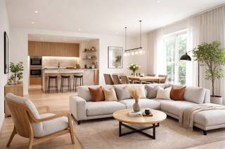 Residentie Camille, gelegen in de Camille Vander Cruyssenstraat 44 te Nevele, beschikt over enkele unieke en bijzondere troeven.<br /><br />Enerzijds is er de uiterst centrale ligging in het dorpscentrum van Nevele, waar werkelijk alles zich op wandelafstand bevindt. Winkels, diensten, sportfaciliteiten, scholen, kinderopvang, recreatie en horeca zijn allemaal vlakbij.<br /><br />Daarnaast ligt het Schipdonkkanaal om de hoek. Dit kanaal loopt van Deinze langs de dorpskern van Nevele richting het kanaal Gent-Brugge en biedt over quasi het volledige traject de mogelijkheid om te fietsen en wandelen in een rustige, groene omgeving.<br /><br />Anderzijds geniet Residentie Camille van een uitstekende bereikbaarheid. Dankzij de centrale ligging tussen Gent, Deinze en Aalter en de vlotte aansluiting op belangrijke invalswegen (E40 op slechts 4 minuten), bereikt u ook Brussel, Antwerpen en de kust binnen het uur.<br /><br />Ook met het openbaar vervoer is de ligging bijzonder gunstig, met een bushalte in de buurt en het station van Landegem op slechts 3 km, bereikbaar via een autovrij traject langs het kanaal.<br /><br />Residentie Camille wordt een stijlvol en energiezuinig gebouw, bestaande uit 10 ruime appartementen, voorzien van een gemeenschappelijke tuin, privatieve bergingen en autostaanplaatsen.<br /><br />Praktische info:<br /><br />9850 Nevele<br />Bouwjaar: 2025 – 2026<br />10 appartementen met gemeenschappelijke tuin<br />Mogelijkheid tot aankoop aan 6% btw (onder voorwaarden)<br />Status: ruwbouwwerken in uitvoering<br />Verkoop gestart<br />Verkoop via: Cornelis-Goeman – Simon Coens<br />📞 0478/206.774<br />✉️ Simon@cornelis-goeman.be<br />Oplevering voorzien voorjaar 2027