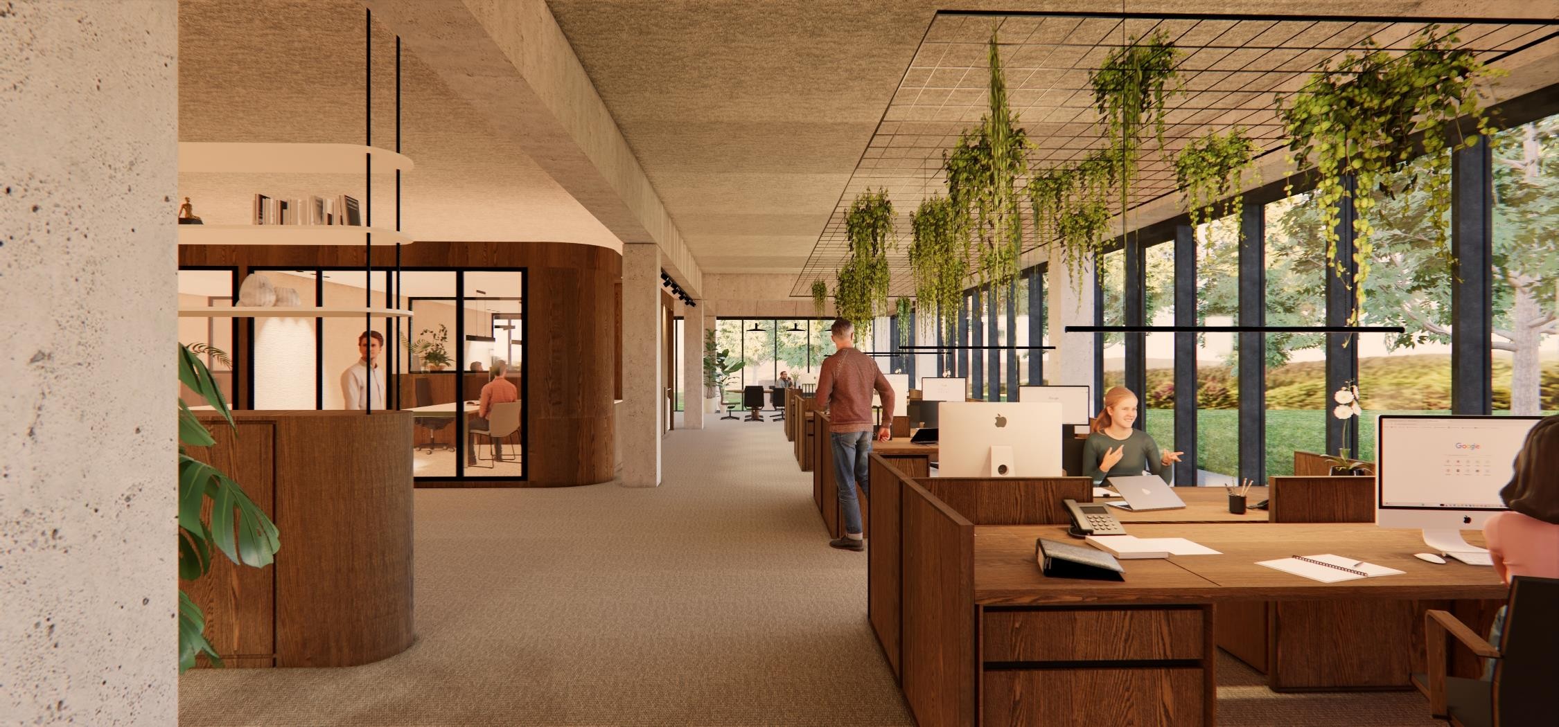 Nieuwbouw kantoorruimte 1.270m² te koop in Waregem – Hèlen Park - foto 4