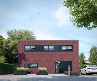 <br />Grijp deze unieke kans om jouw droomwoning te realiseren in de Witte Winningstraat te Tongeren-Borgloon! Gelegen in een recente en uiterst kindvriendelijke verkaveling, vormt dit de ideale thuisbasis voor wie comfortabel en rustig wil wonen in een groene omgeving.<br />Deze nog te bouwen moderne woning combineert strakke architectuur met hoogstaande energiezuinigheid en hedendaags wooncomfort. De grote raampartijen en een slimme indeling zorgen voor een lichtrijke, open leefruimte waar het heerlijk vertoeven is met familie en vrienden.<br />Met 4 ruime slaapkamers biedt deze woning alle plaats die je nodig hebt, zowel voor een jong gezin als voor wie extra ruimte wenst voor een bureau of hobbykamer.<br />Het ruime perceel maakt het plaatje compleet: geniet van een zonnige tuin, een gezellig terras en alle vrijheid om jouw buitenruimte volledig naar wens in te richten. Een buitenkans voor wie op zoek is naar een stijlvolle, energiezuinige nieuwbouwwoning op een gunstige locatie!<br />Dit project realiseren we i.s.m. Matisimmo, “vastgoed op maat”. Meer info? bel bouwadviseur Michiel 011/450 280<br /><br />SLEUTEL-OP-DE-DEUR AFWERKING<br />Ruwbouw winddicht<br />Sanitaire leidingen (inclusief hergebruik van regenwater)<br />Elektriciteit<br />Verwarming via warmtepomp met vloerverwarming <br />Pleisterwerken<br />Isolatiewerken en chape<br />EPB berekening<br />Ventilatiesysteem D+<br />Keuken<br />Sanitaire toestellen<br />Tegelvloeren op het gelijkvloers en in de badkamer<br />Binnendeuren in grondlaag<br />Trap in hout <br />Voegwerken<br />zonnepanelen<br />Kostprijs architect en veiligheidscoördinatie inclusief<br /><br />PRIJS SLEUTEL-OP-DE-DEUR <br />€ 481 169 excl. alle kosten op grond en constructie<br />€ 573 274 incl. alle kosten op grond en constructie