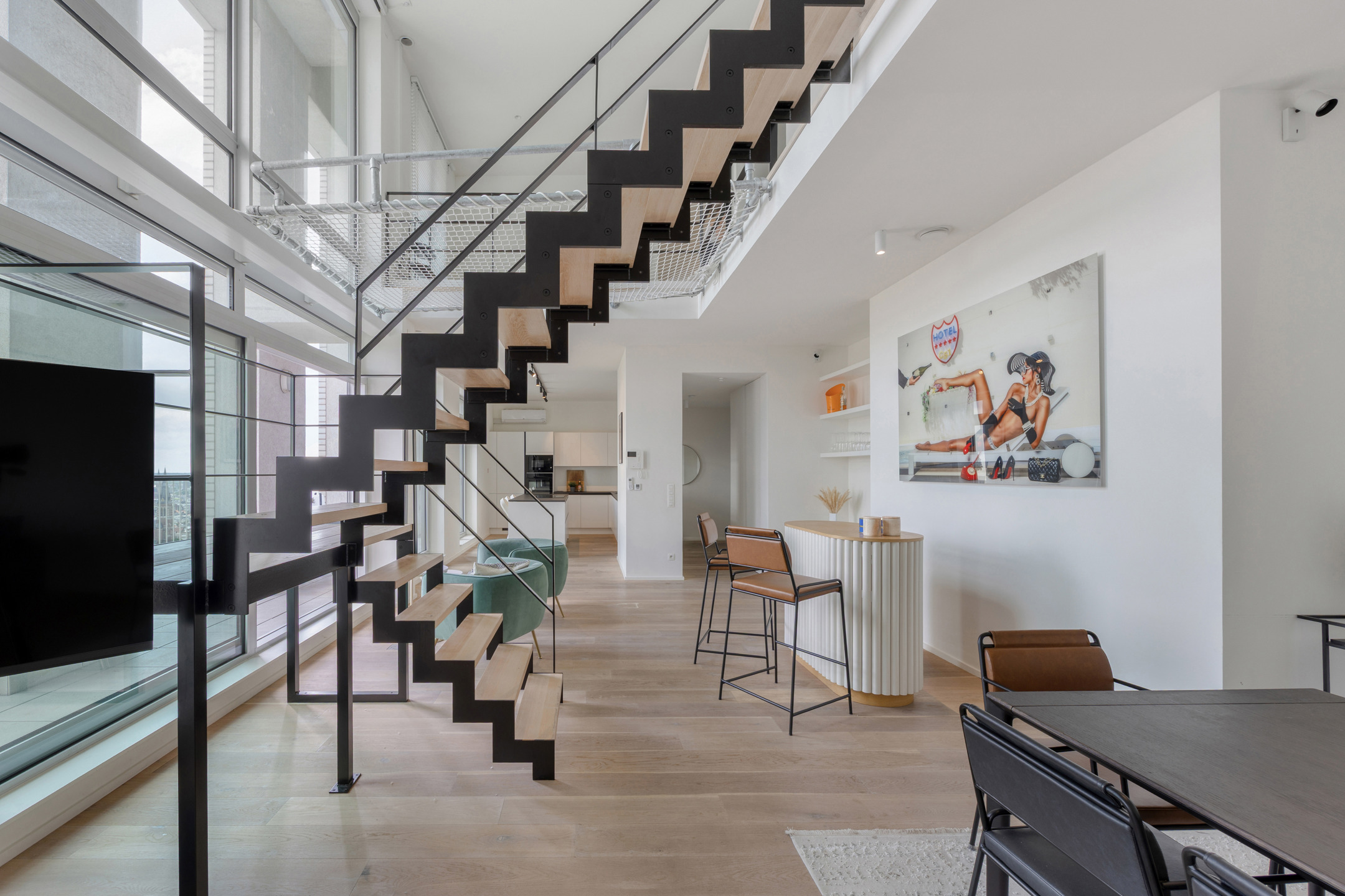 Exclusieve penthouse met panoramisch zicht over Antwerpen - foto 5
