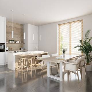 B-E-N Nieuwbouwproject gelegen op centrale ligging in Deurne. Het project bestaat uit 85 appartementen en 2 commerciële units. Ondergronds bevindt zich het garagecomplex tot -2. E-peil: 30.<br /><br />Indeling van het gebouw:<br /><u><strong>Gebouw A:</strong></u><br /><u>Gelijkvloers</u>:<br />A.0.1: verkocht<br />A.0.2: verkocht<br /><u>Eerste verdieping:</u><br />A.1.1: appartement - 77 m² + 9,55 m² terras - 1 slaapkamer. Prijs: € 233.000<br />A.1.2: studio - 45,3 m² + 9,55 m² terras. Prijs: € 171.000<br />A.1.3: appartement - 89,6 m² + 11,29 m² terras - 2 slaapkamers. Prijs: € 279.000<br /><u>Tweede verdieping:</u><br />A.2.1: appartement - 77 m² + 9,55 m² terras - 1 slaapkamer. Prijs: € 236.000<br />A.2.2: studio - 45,3 m² + 9,55 m² terras. Prijs: € 173.000<br />A.2.3: appartement - 89,6 m² + 11,29 m² terras - 2 slaapkamers. Prijs: € 279.000<br /><u>Derde verdieping:</u><br />A.3.1: appartement - 77 m² + 9,55 m² terras - 1 slaapkamer. Prijs: € 239.000<br />A.3.2: studio - 45,3 m² + 9,55 m² terras. Prijs: € 175.000<br />A.3.3: appartement - 89,6 m² + 11,29 m² terras - 2 slaapkamers. Prijs: € 283.000<br /><u>Vierde verdieping</u>:<br />A.4.1: appartement - 77,3 m² + 9,55 m² terras - 1 slaapkamer. Prijs: € 242.000<br />A.4.2: studio - 45,3 m² + 9,55 m² terras. Prijs: € 177.000<br />A.4.3: appartement - 86,7 m² + 11,29 m² terras - 2 slaapkamers. Prijs: € 287.000<br /><u><strong>Gebouw B:</strong><br />Gelijkvloers:</u><br />B.0.1: appartement - 59,5 m² + 17,1 m² terras/tuin - 1 slaapkamer. Prijs: € 195.000<br />B.0.2: appartement - 85,6 m² + 25,1 m² terras/tuin - 2 slaapkamers. Prijs: € 269.000<br /><u>Eerste verdieping:</u><br />B.1.1: verkocht<br />B.1.2: verkocht<br /><u>Tweede verdieping:</u><br />B.2.1: verkocht<br />B.2.2: appartement - 89,4 m² + 9,95 m² terras - 2 slaapkamers. Prijs: € 265.000<br /><u>Derde verdieping:</u><br />B.3.1: appartement - 90,1 m² + 9,91 m² terras - 2 slaapkamers. Prijs: € 275.000<br />B.3.2: appartement - 89,4 m² + 9,95 m² terras - 2 slaapkamers. Prijs: € 270.000<br /><u>Vierde verdieping:</u><br />B.4.1: appartement - 80,4 m² + 9,91 m² terras - 2 slaapkamers. Prijs: € 265.000<br />B.4.2: appartement - 96,7 m² + 9,9 m² terras - 2 slaapkamers. Prijs: € 325.000<br />B.4.3: appartement - 78,6 m² + 12,6 m² terras - 1 slaapkamer. Prijs: € 249.000<br /><u>Vijfde verdieping:</u><br />B.5.1: appartement - 86,5 m² + 12,87 m² terras - 1 slaapkamer. Prijs: € 285.000<br />B.5.2: appartement - 127,1 m² + 9 m² terras - 3 slaapkamers. Prijs: € 415.000<br />B.5.3: appartement - 105,1 m² + 17,98 m² terras - 2 slaapkamers. Prijs: € 385.000<br />B.5.4: appartement - 68,5 m² + 7,54 m² terras - 1 slaapkamer. Prijs: € 249.000<br /><u><strong>Gebouw C:</strong><br />Gelijkvloers:</u><br />C.0.1: appartement - 74,6 m² + 15,6 m² terras/tuin - 2 slaapkamers. Prijs: € 249.000<br />C.0.2: studio - 45,3 m² + 5,25 m² 19,7 m² terras/tuin. Prijs: €169.000<br /><u>Eerste verdieping:</u><br />C.1.1: appartement - 91,4 m² + 11,29 m² terras - 2 slaapkamers. Prijs: € 279.000<br />C.1.2: studio - 45,3 m² + 9,53 m² terras. Prijs: € 171.000  onder optie<br />C.1.3: appartement - 88,7 m² + 12,02 m² terras- 2 slaapkamers. Prijs: € 276.000<br /><u>Tweede verdieping:</u><br />C.2.1: verkocht<br />C.2.2: verkocht<br />C.2.3: verkocht<br /><u>Derde verdieping:</u><br />C.3.1: appartement - 91,4 m² + 11,29 m² terras - 2 slaapkamers. Prijs: € 285.000<br />C.3.2: verkocht<br />C.3.3: appartement - 88,7 m² + 12,02 m² terras - 2 slaapkamers. Prijs: € 283.000<br /><strong><u>Gebouw D:</u></strong><br /><u>Gelijkvloers:</u><br />D.0.1: commercieel - 236 m² -  € 415.000<br />D.0.2: verkocht<br /><u>Eerste verdieping:</u><br />D.1.1: appartement - 122,8 m² + 12,02 m² terras - 3 slaapkamers. Prijs: € 380.000<br />D.1.2: appartement - 74,6 m² + 8,48 m² terras - 1 slaapkamer. Prijs: € 249.000<br />D.1.3: appartement - 90 m² + 7,54 m² terras - 2 slaapkamers . Prijs: € 283.000<br />D.1.4: appartement - 72 m² + 7,54 m² terras - 1 slaapkamer. Prijs: € 239.000<br /><u>Tweede verdieping:</u><br />D.2.1: appartement - 122,8 m² + 12,02 m² terras - 3 slaapkamers. Prijs: € 385.000<br />D.2.2: appartement - 74,6 m² + 8,29 m² terras- 1 slaapkamer. Prijs: € 254.000<br />D.2.3: appartement - 90 m² + 7,54 m² terras - 2 slaapkamers. Prijs: € 286.000<br />D.2.4: appartement - 72 m² + 7,54 m² terras- 1 slaapkamer. Prijs: € 242.000<br /><u>Derde verdieping:</u><br />D.3.1: verkocht<br />D.3.2: verkocht<br />D.3.3: verkocht<br />D.3.4: verkocht<br /><u>Vierde verdieping:</u><br />D.4.1: appartement - 91,5 m² + 14,71 m² terras - 2 slaapkamers. Prijs: € 310.000<br />D.4.2: appartement - 92,6 m² + 7,44 m² terras- 2 slaapkamers. Prijs: € 310.000<br />D.4.3: appartement - 93,4 m² + 7,54 m² terras- 2 slaapkamers. Prijs: € 310.000<br />D.4.4: appartement - 72 m² + 7,54 m² terras - 1 slaapkamer. Prijs: € 248.000<br /><u>Vijfde verdieping:</u><br />D.5.1: appartement - 91,5 m² + 14,71 m² terras - 2 slaapkamers. Prijs: € 315.000<br />D.5.2: appartement - 92,6 m² + 7,44 m² terras- 2 slaapkamers. Prijs: € 315.000<br />D.5.3: appartement - 93,4 m² + 7,54 m² terras- 2 slaapkamers. Prijs: € 315.000<br />D.5.4: appartement - 72 m² + 7,54 m² terras - 1 slaapkamer. Prijs: € 251.000<br /><u>Zesde verdieping:</u><br />D.6.1: appartement - 91,5 m² + 14,71 m² terras - 2 slaapkamers. Prijs: € 320.000<br />D.6.2: appartement - 92,6 m² + 7,44 m² terras- 2 slaapkamers. Prijs: € 320.000<br />D.6.3: appartement - 93,4 m² + 8,26 m² terras- 2 slaapkamers. Prijs: € 320.000<br />D.6.4: appartement - 72 m² + 8,26 m² terras - 1 slaapkamer. Prijs: € 254.000<br /><u>Zevende verdieping:</u><br />D.7.1: appartement - 132,7 m² + 40,92 m² terras - 3 slaapkamers. Prijs: € 525.000<br />D.7.2: appartement - 125,7 m² + 40,82 m² terras - 3 slaapkamers. Prijs: € 515.000<br /><strong><u>Gebouw E:</u></strong><br /><u>Gelijkvloers:</u><br />E.0.1: verkocht<br />E.0.2: verkocht<br /><u>Eerste verdieping:</u><br />E.1.1: verkocht<br />E.1.2: verkocht<br /><u>Tweede verdieping:</u><br />E.2.1: verkocht<br />E.2.2: verkocht<br /><u>Derde verdieping:</u><br />E.3.1: verkocht<br />E.3.2: verkocht<br /><u>Vierde verdieping:</u><br />E.4.1: verkocht<br />E.4.2: verkocht<br /><strong><u>Gebouw F:</u></strong><br /><u>Gelijkvloers:</u><br />F.0.1: appartement - 93,3 m² + 47,5 m² terras/tuin - 2 slaapkamers - Prijs: € 279.000<br /><u>Eerste verdieping:</u><br />F.1.1: appartement - 92 m² + 9,36 m² terras - 2 slaapkamers - Prijs: € 269.000<br />F.1.2: appartement - 89,4 m² 7,4 m² terras - 2 slaapkamers - Prijs: € 269.000<br /><u>Tweede verdieping:</u><br />F.2.1: appartement - 92 m² + 9,36 m² terras - 2 slaapkamers - Prijs: € 272.000<br />F.2.2: appartement - 89,4 m² 7,4 m² terras - 2 slaapkamers - Prijs: € 272.000<br /><u>Derde verdieping:</u><br />F.3.1: verkocht<br />F.3.2: appartement - 89,4 m² 7,4 m² terras - 2 slaapkamers - Prijs: € 275.000<br /><u>Vierde verdieping:</u><br />F.4.1: studio - 58,3 m². Prijs: € 225.000<br />F.4.2: studio - 58,4 m². Prijs: € 225.000<br /><br />Mogelijkheid tot aankoop van parking: prijs vanaf € 18.000.<br />Mogelijkheid tot aankoop van kelderberging: prijs vanaf € 2.500.<br /><br />Brochures beschikbaar op aanvraag.<br /><br />Prijzen zijn exclusief BTW, registratie en notariskosten.<br /><br /><br /><br /><br /><br /><br /><br /><br /><br /><br /><br /><br /><br /><br /><br /><br /><br /><br /><br /><br /><br /><br /> 