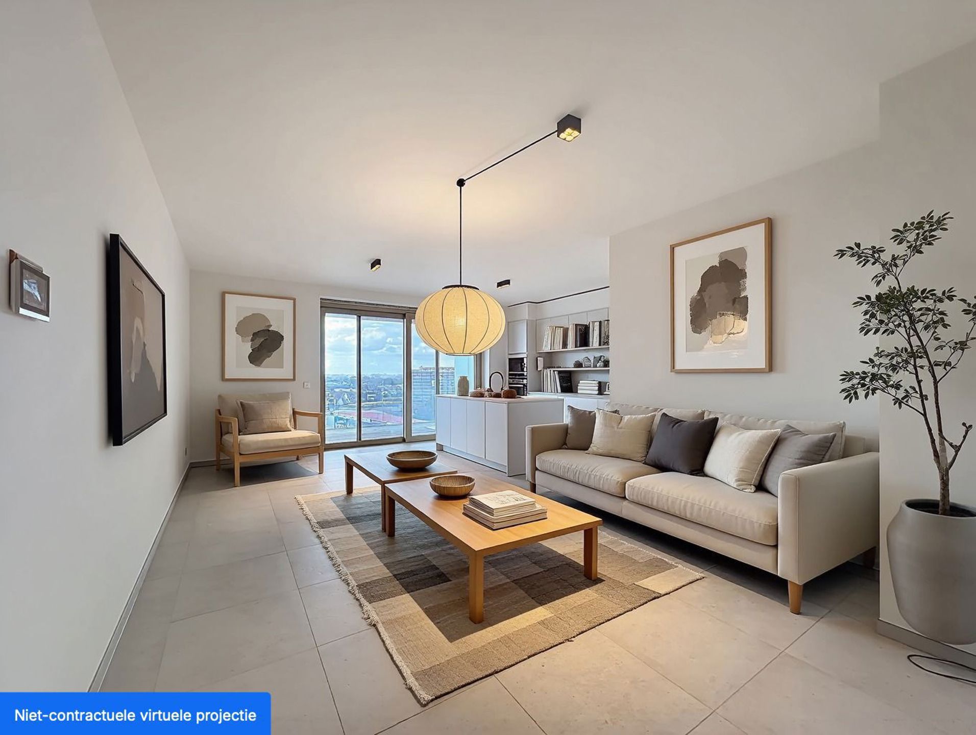 Appartement met ruim terras Waterfront Waregem - foto 3