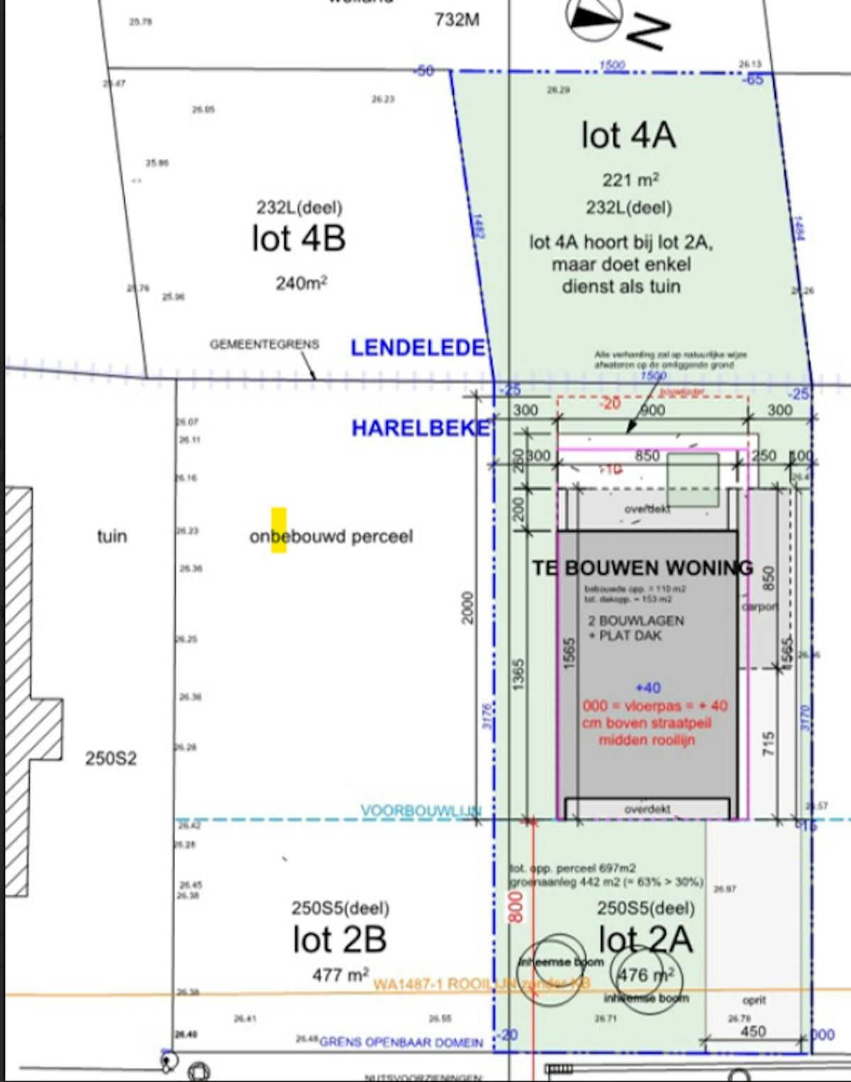 Lot bouwgrond (697 m²) + alleenstaande woning te koop Hulste - foto 5