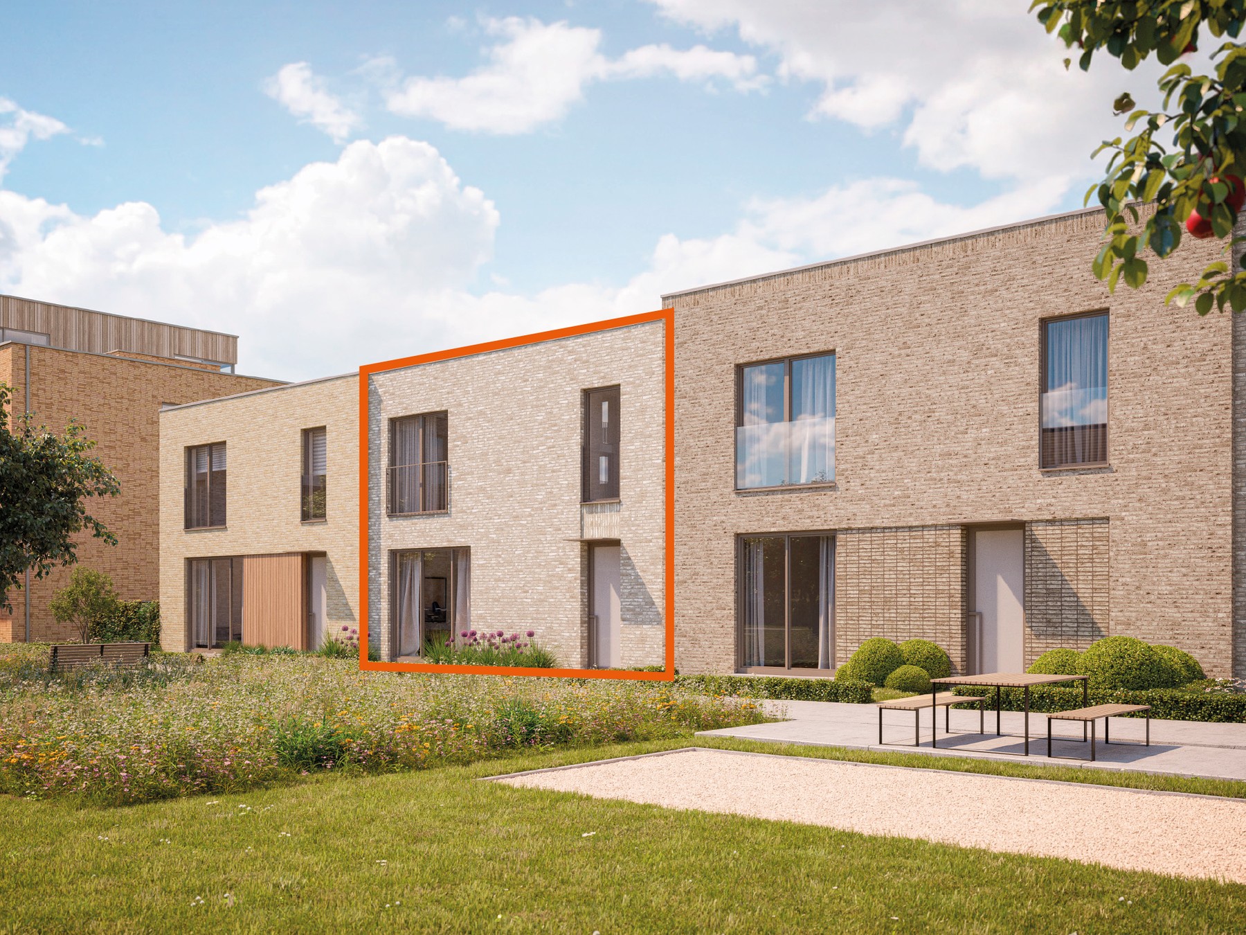 Lot 60 moderne gesloten nieuwbouwwoning - foto 1